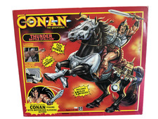 Figurine Conan The Adventurer Thunder Battle Stallion : Horse & Conan - Hasbro rare