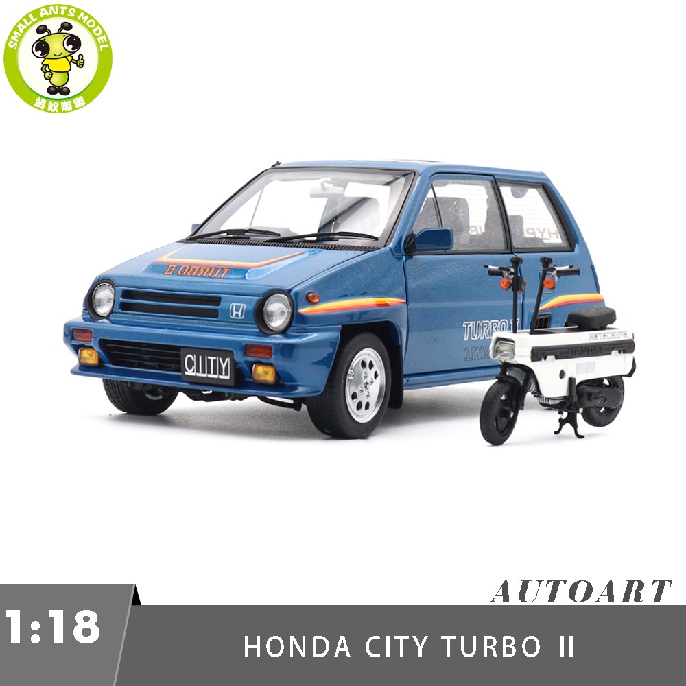 1/18 Honda City Turbo II With Motocompo AUTOart 73283 Diecast