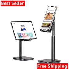 Phone Stand, Height Angle Adjustable Cell Phone Stand, Phone Holder for Desk ...