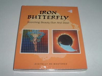 IRON BUTTERFLY - SCORCHING BEAUTY / SUN AND STEEL - CD Album, Reissue (2008)