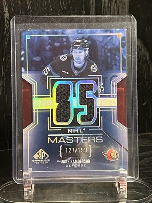 2025-26 Upper Deck SP Game Used Jake Sanderson Senators NHL Masters 85 /199