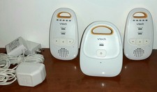 V Tech Baby Monitors Model DM111 Base Mobile Units w/ Cords Plugs TESTED WORKS