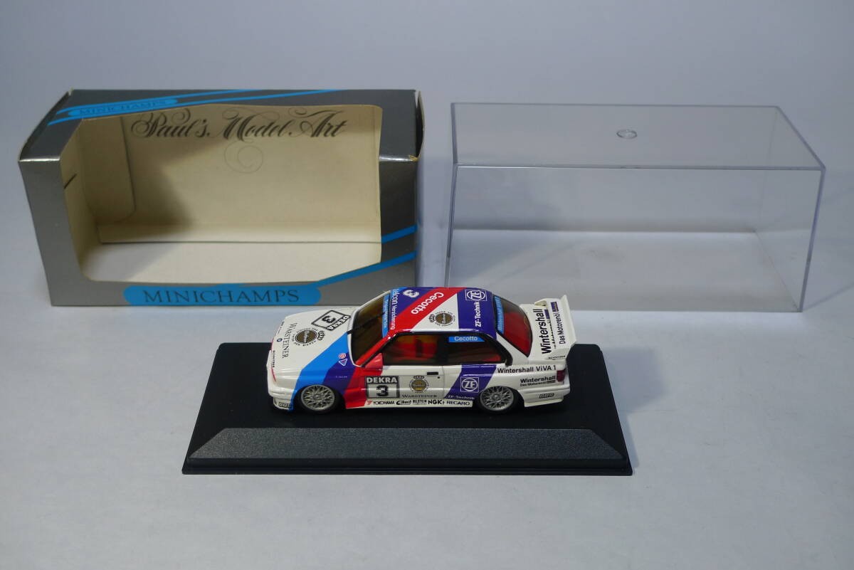 ミニカー Minichamps BMW M SCHNITZER Cecotto 1/43 Bmw M3 Team Schnitzer Cecotto 1/43 Scale Minicar 1 Unit