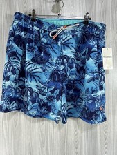 Tommy Bahama Naples Ocean Escape 6-Inch Swim Trunks Size XL Men  s Blue Floral