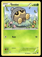 Seedot 4/122 Pokemon Card BREAKpoint Common 50 HP Lightly played U5