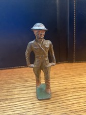 Antique Barclay Manoil Toy Soldier w- hands positioned for carrying a stretcher