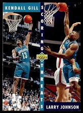 1992-93 Upper Deck Kendall Gill/Larry Johnson Charlotte Hornets #63