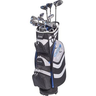New Tour Edge Golf TE-400 Complete Set With Bag Graphite/Steel Uniflex +1''