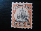KAROLINEN GERMAN COLONY Mi. #12 mint MNH Kaiser Yacht stamp!