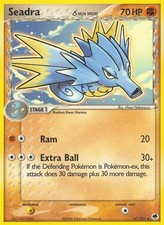 Pokemon Card - Dragon Frontiers 37/101 - SEADRA [Delta Species](uncommon) - NM