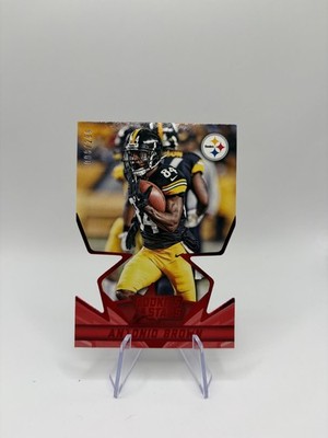 2015 Panini Rookies & Stars - Star Studded Die-Cuts Antonio Brown #SS29 Red /299