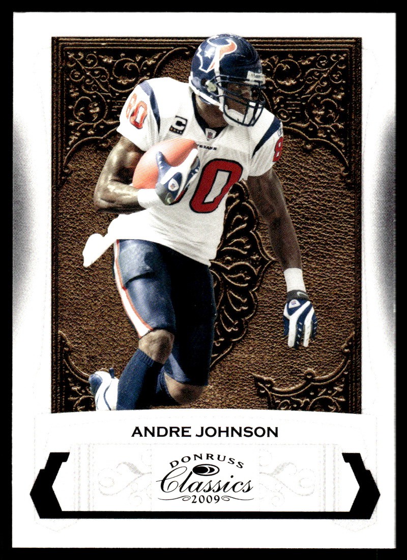 Andre Johnson 2009 Donruss Classics #39 Texans NFL READ FREE SHIP AutographDen