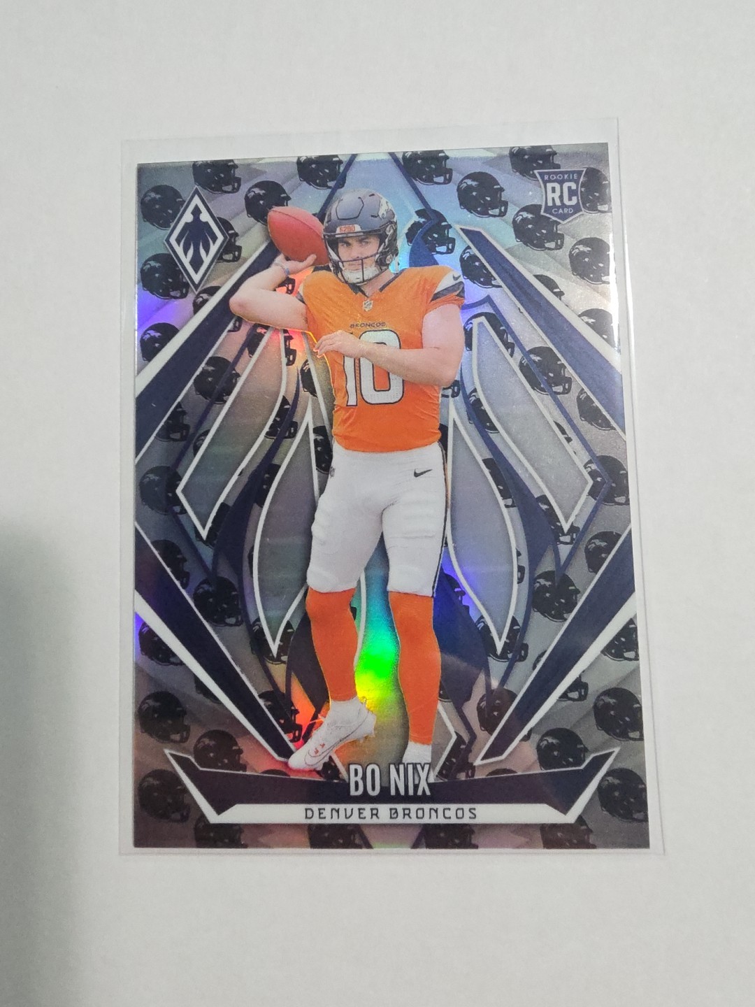 2024 Panini Phoenix - Rookies Bo Nix #159 Team Helmet /399 (RC)