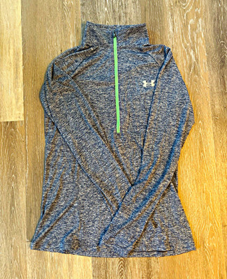 Under Armour HeatGear Women s Loose 1/4 Zip Mock Neck Pullover SM/P/CH