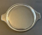 Vintage Pyrex Clear Glass Round Casserole Lid 475-C23 - Tab Handles Lid Only