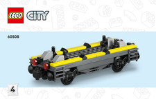 LEGO® City SubSet - Eisenbahn Flachwagen - aus Set 60508 | NEU