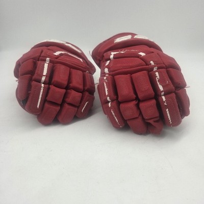 Bauer Supreme 3S Pro Intermediate Hockey Gloves 12'' Red White 12.0
