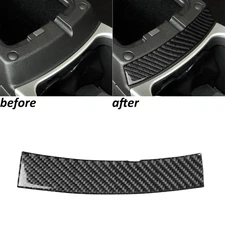 Real Carbon Fiber Console Armrest Box Panel Cover Trim For Cadillac SRX 2010-16