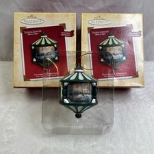Hallmark Keepsake Ornament -Thomas Kinkade "Victorian Christmas" 2004 Lot Of 3