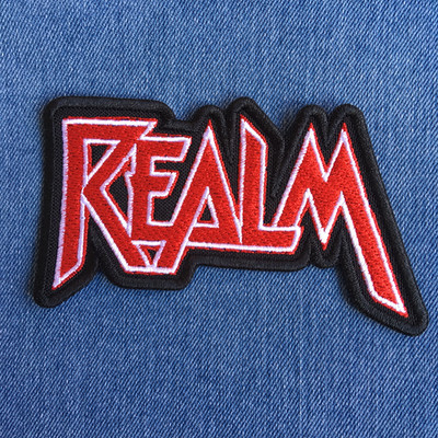 REALM embroidered patch Sadus Deathrow Coroner Mekong Delta Anacrusis Watchtower