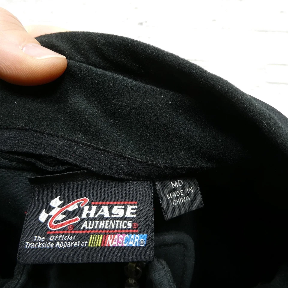 Jimmie Johnson 48 NASCAR Jacket Mens Medium Black Lowe's Racing Chase Authentics - Image 3 of 4