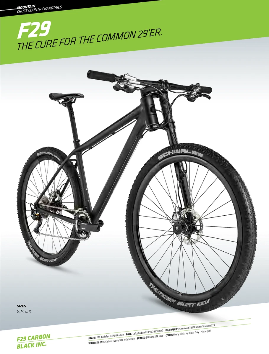 Cannondale 2014 Black Inc. F29 Hardtail Shimano XTR, LEFTY, ENVE