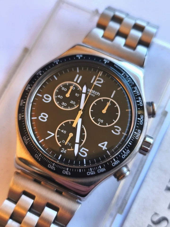SWATCH+IRONY NEW CHRONO+YVS465G DEEPGREY+NEU/NEW - Bild 1 von 3
