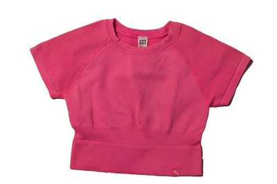 Joy Lab hot pink Crop Top | Rave Funky Layering | Workout Wear