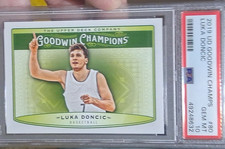 Upper Deck 2019 Goodwin Champions Luka Doncic Horizontal #80 PSA 10