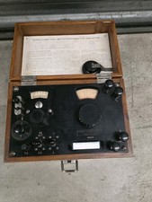 Antique Leeds & Northrup Galvanometer Calibrated In Wooden Box