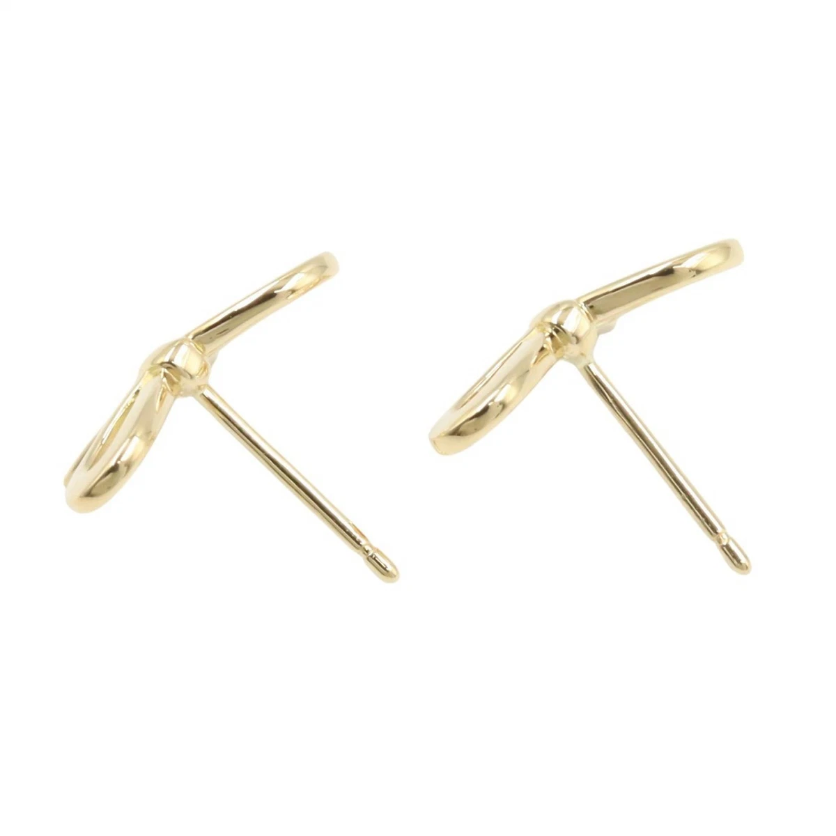 TIFFANY&CO Ohrringe Schleife Band 18KYG Gelbgold gebraucht Damen