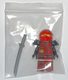 ✅ LEGO Ninjago Minifig njo0277 Kai - The Hands Of Times, Minifigure Fire Ninja!