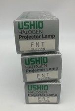 Ushio Halogen Projector Lamp FNT 24V-275W Lot Of 3