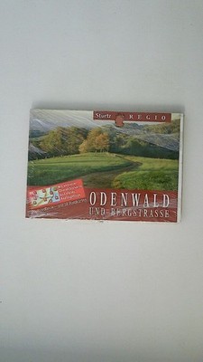 80295 ODENWALD UND BERGSTRASSE. POSTCARDBOOK. MIT AKTUELLER ÜBERSICHTSKARTE UND