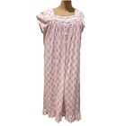 Eileen West Nightgown XLarge Cap  Sleeves Multi 100% Cotton Jersey — photo 2