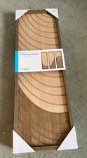 Framed Neutral Abstract Wall Art for Living Room, 3 Pc Set Modern Beige 12"X36"