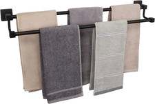 Double Bath Towel Bar - Thicken SUS304 Stainless Steel Towel Rack for Bathroom,