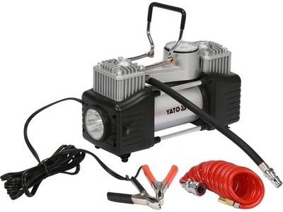 Yato Air Compressor Inc LED 12V 250W 15Bar 60L/M YT-73462