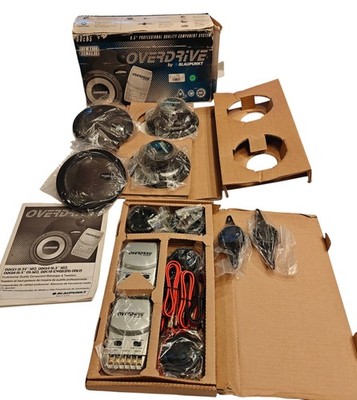Vintage New NOS Blaupunkt Overdrive 6.5  2-way Speaker System Tweeters Crossover