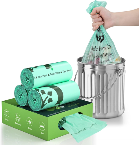 1.2 Gallon Compostable Trash Bags for Kitchen Compost Bin Countertop,Ayotee 1.3 - Picture 9 of 12