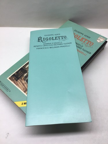 Verdi Rigoletto Francesco Molinari-Pradelli 2 Cassette Box Set 7650016 - Picture 3 of 6