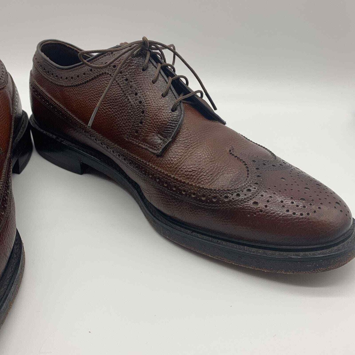 Mens Florsheim Brown Oxford Wing Tip Shoes Size 10 1/2 D | eBay display picture 1