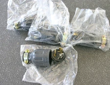 4 Pieces American Denki 3122R NEMA L6-15P Twist Male Lock Plug 3P 15A 250V NOS