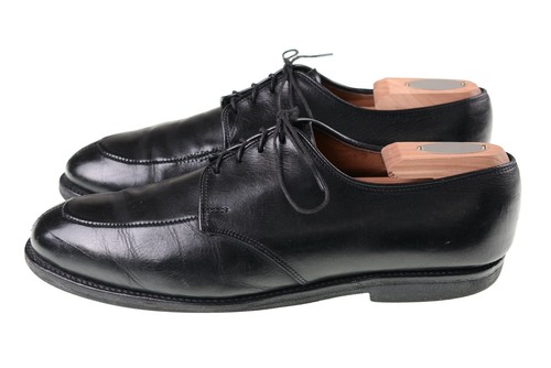 Allen Edmonds Kennett Black Calf Leather Split Toe Derby Dress Shoes 8.5 D - Picture 4 of 8
