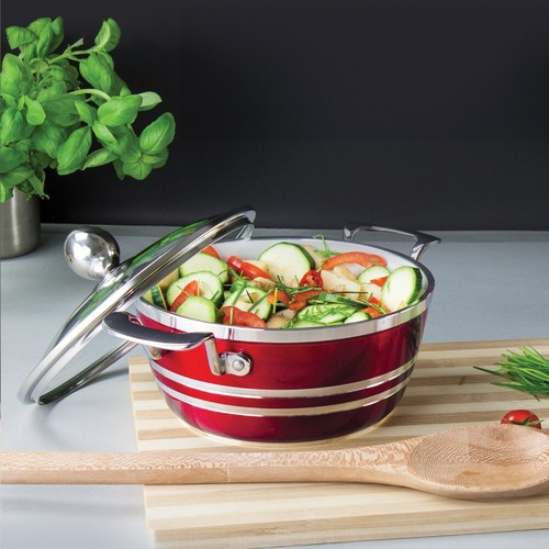 Olla antiadherente fundida a presión de 5 piezas Mianra utensilios de cocina cazuela de inducción sartén de cocina - Imagen 21 de 30