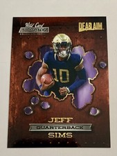 Jeff Sims DEAD AIM 2022 Wild Card Georgia Tech Alumination Collegiate Edition