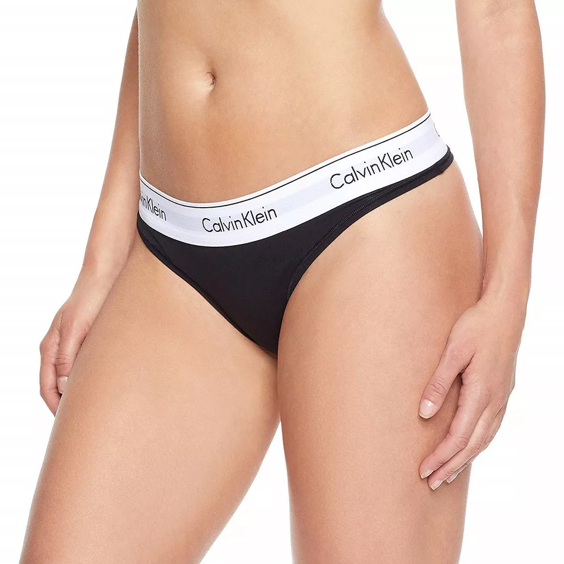 Calvin Klein Women's Modern Cotton Thong Panty - F3786