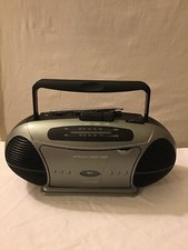 10 Inch AM/FM Radio Cassette Player Mini Boom Box, Works! CVS, Model # ATC-9780