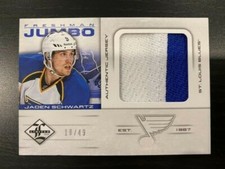 Jaden Schwartz 2012-13 Panini Limited Freshman Jumbo Prime Jersey #FJ-JS /49 🔥