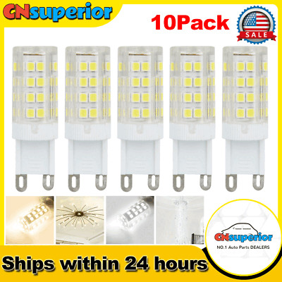 10Pack G9 7W LED Corn Bulb Lamp 6000K 2835 51-SMD Daylight Home Decor Light NEW!